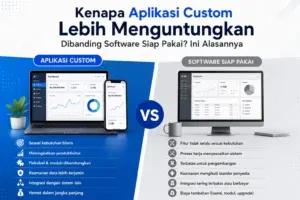 Perbandingan aplikasi custom dengan software siap pakai untuk meningkatkan produktivitas bisnis