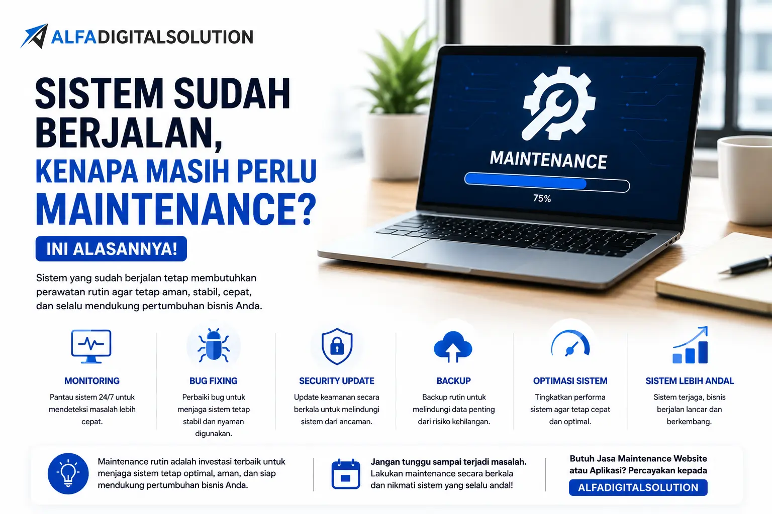 pentingnya it maintenance untuk sistem bisnis anda