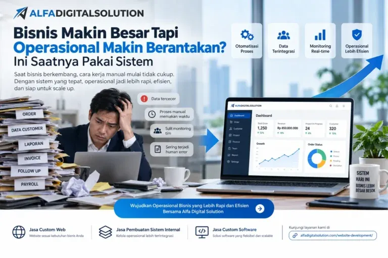 Sistem operasional bisnis untuk membantu bisnis berkembang lebih terstruktur