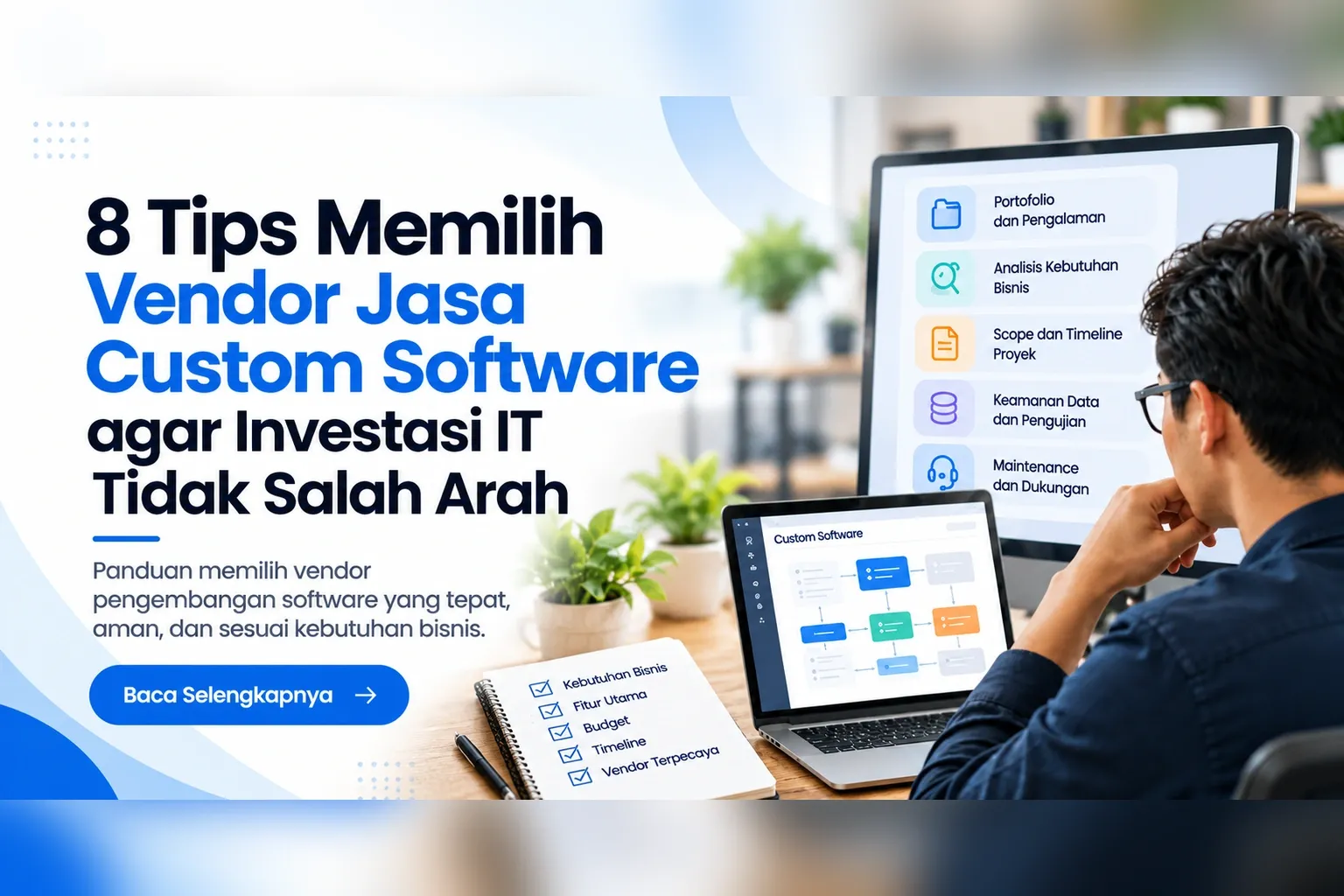 Tips Memilih Vendor Jasa Custom Software